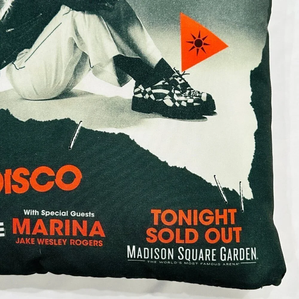 Panic! at the Disco Viva Las Vengeance Tour NYC MSG 2022 RARE VIP Lounge Pillow